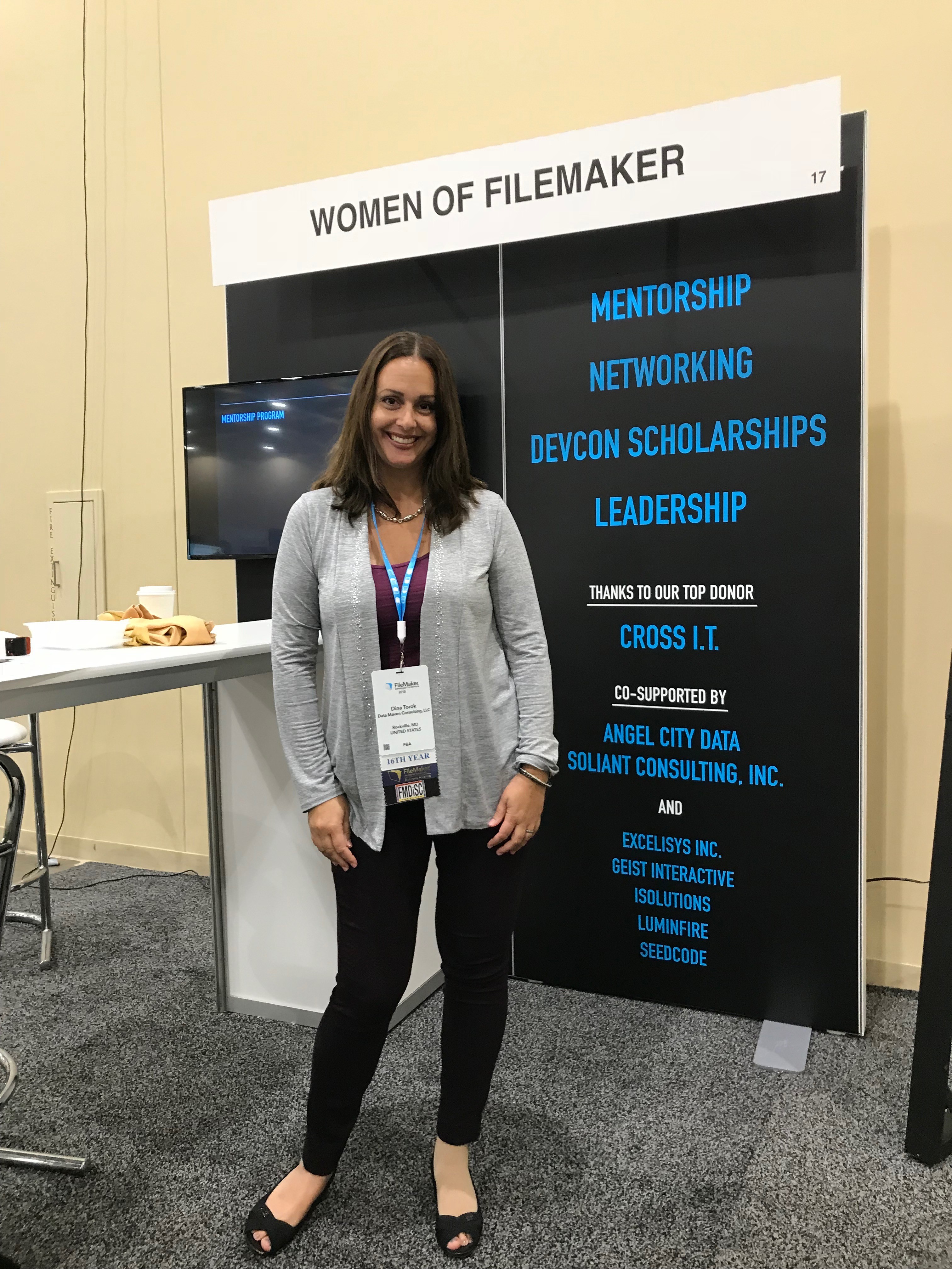 Dina Torok @ Women of FileMaker, DevCon 2018